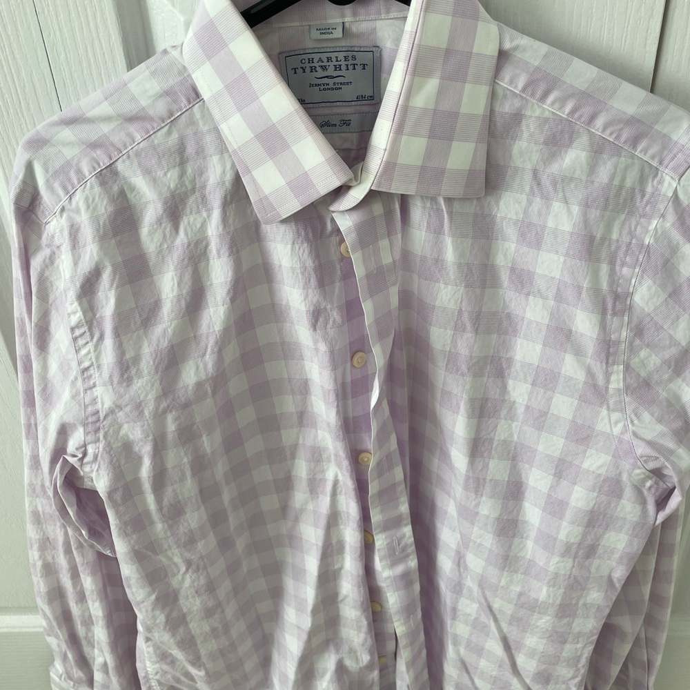 Plaid dress shirt